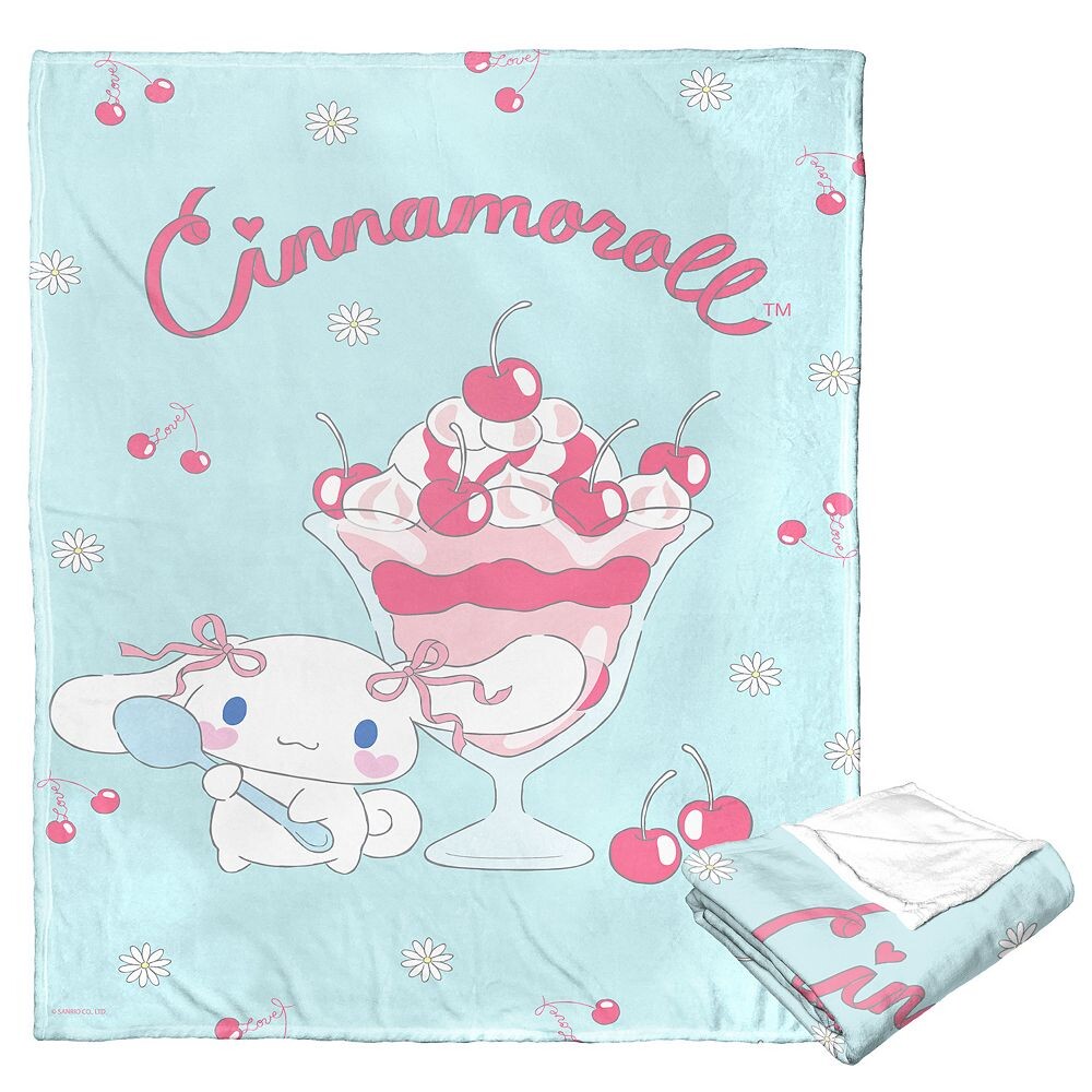 

Плед Cinnamoroll Cherry On Top Licensed Character, цвет Cinnamoroll