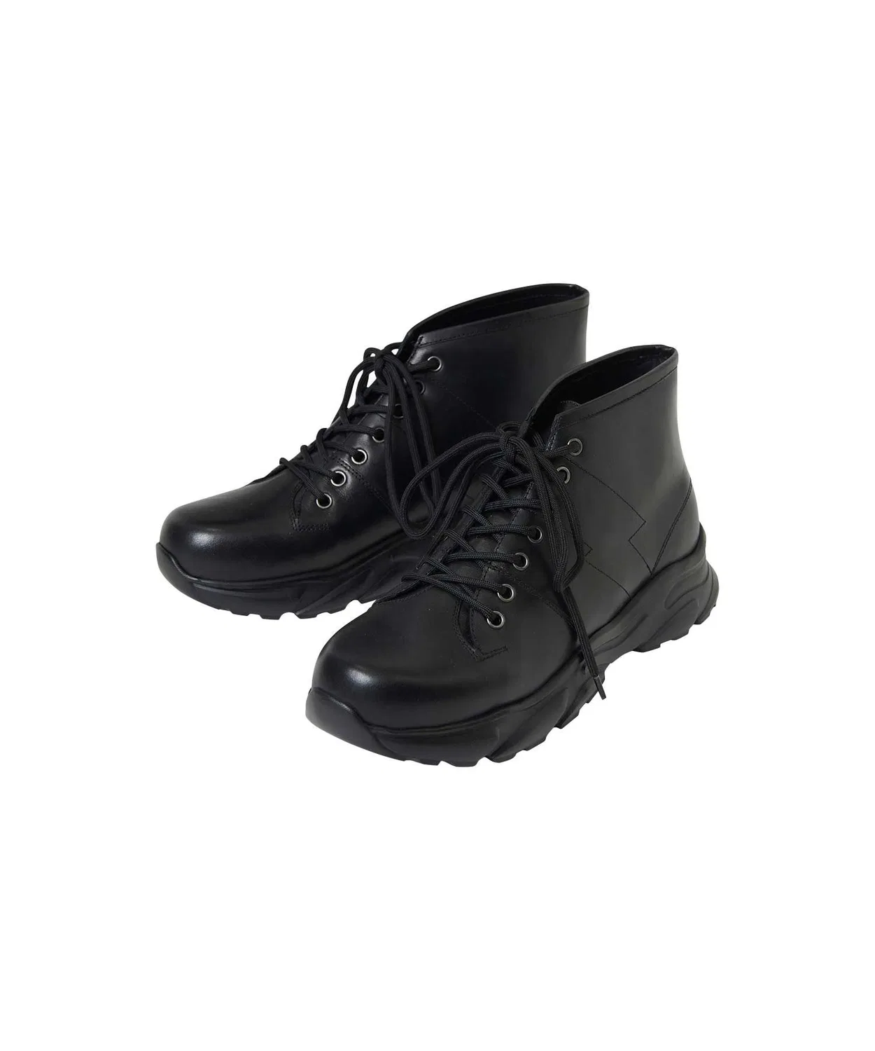 Ботинки Monkey Boots Hysteric Glamour из кожи, черные