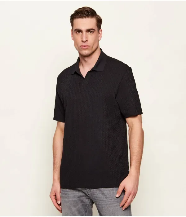 Поло H-Pye 251 regular fit Boss, черный