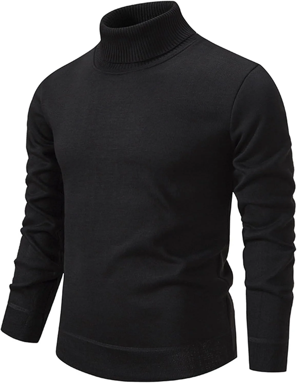

Мужской свитер ZYXTIM с воротником-стойкой, Slim Fit, длинный рукав