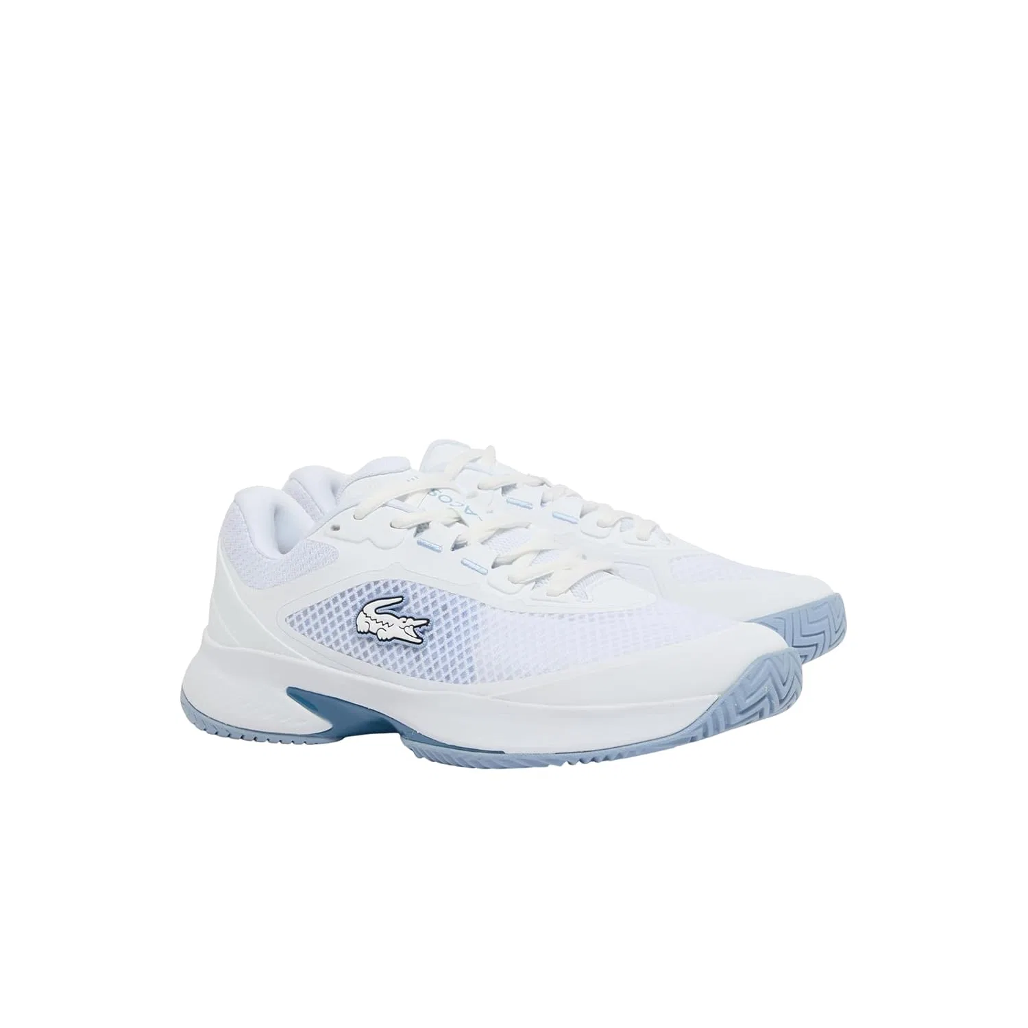 Кроссовки теннисные Lacoste White/Light Blue