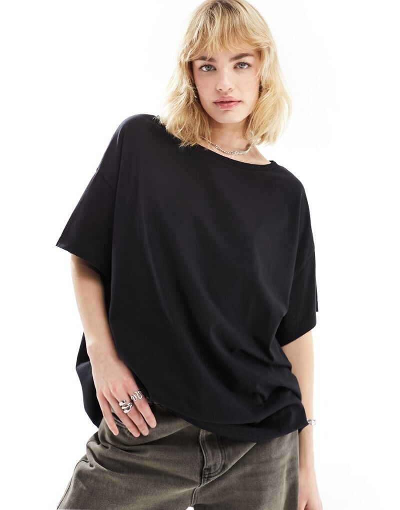 

AllSaints Lydia Очень свободная черная футболка