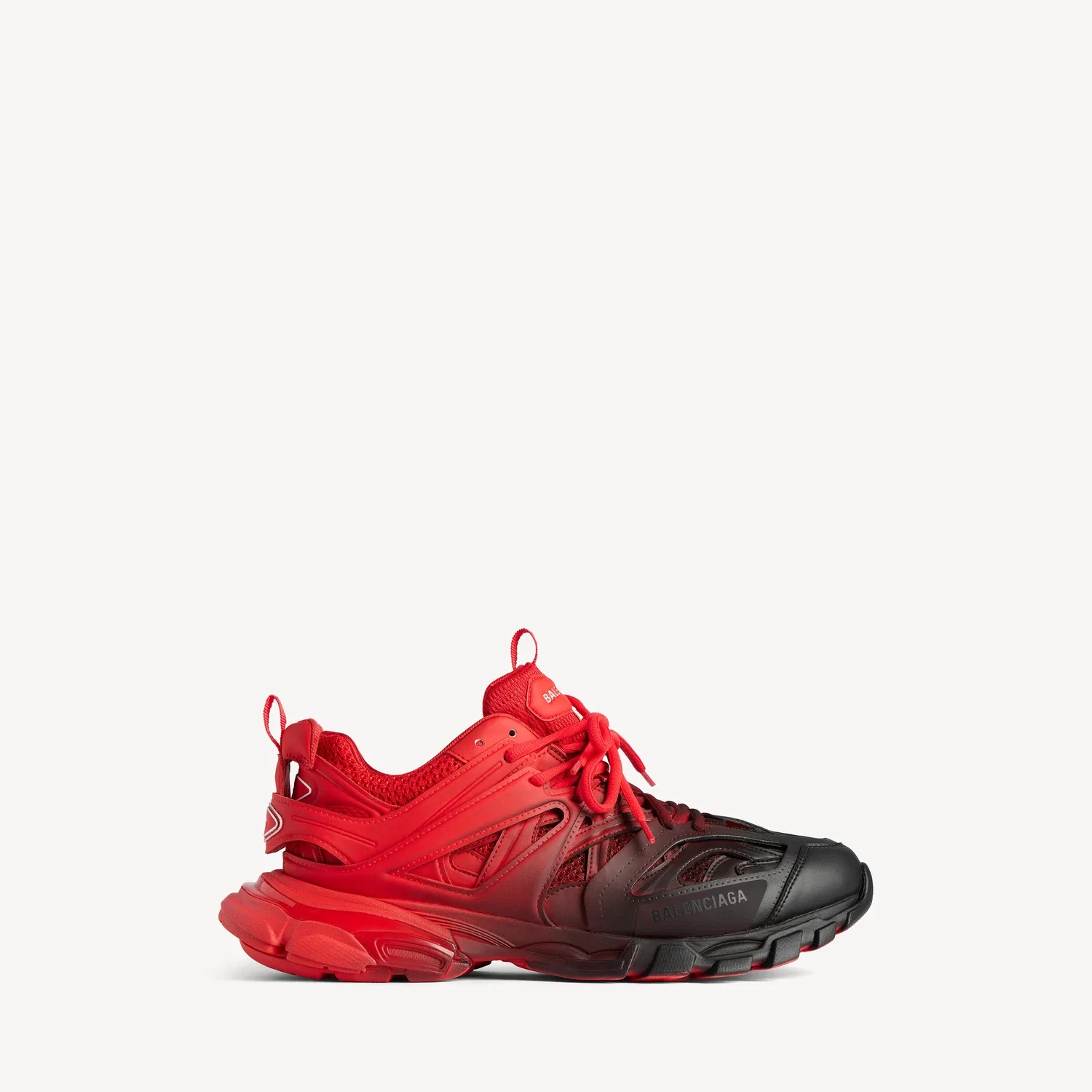 Мужские кроссовки Track Gradient в красно-черном цвете BALENCIAGA
