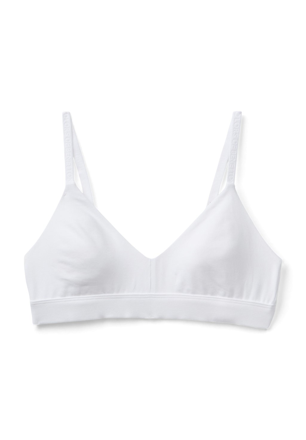 

Треугольный бюстгальтер SOFT CUPS DUB United Colors of Benetton, белый