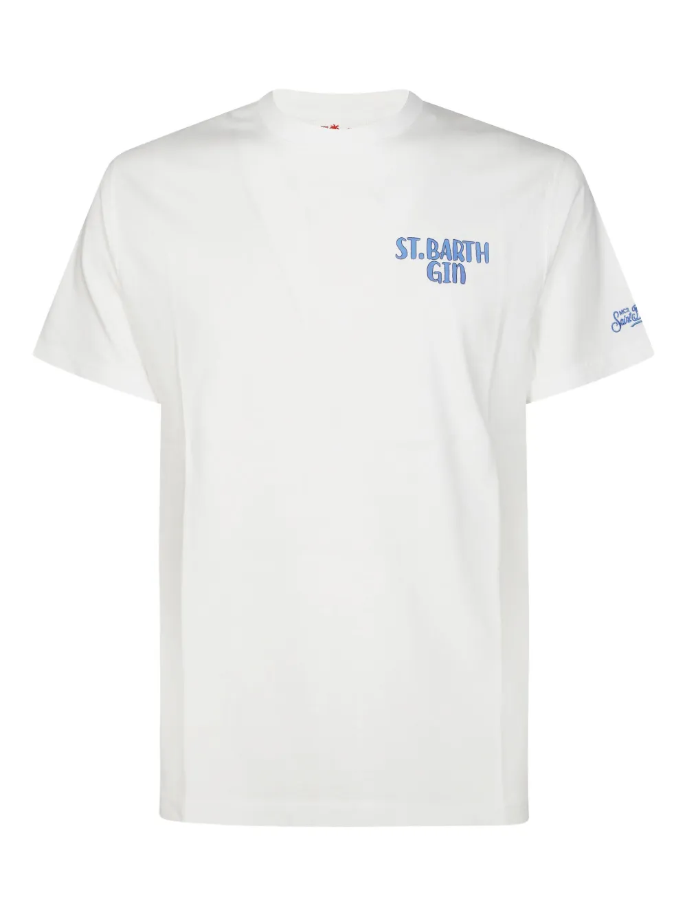 

Футболка с графичным принтом Mc2 Saint Barth, белый