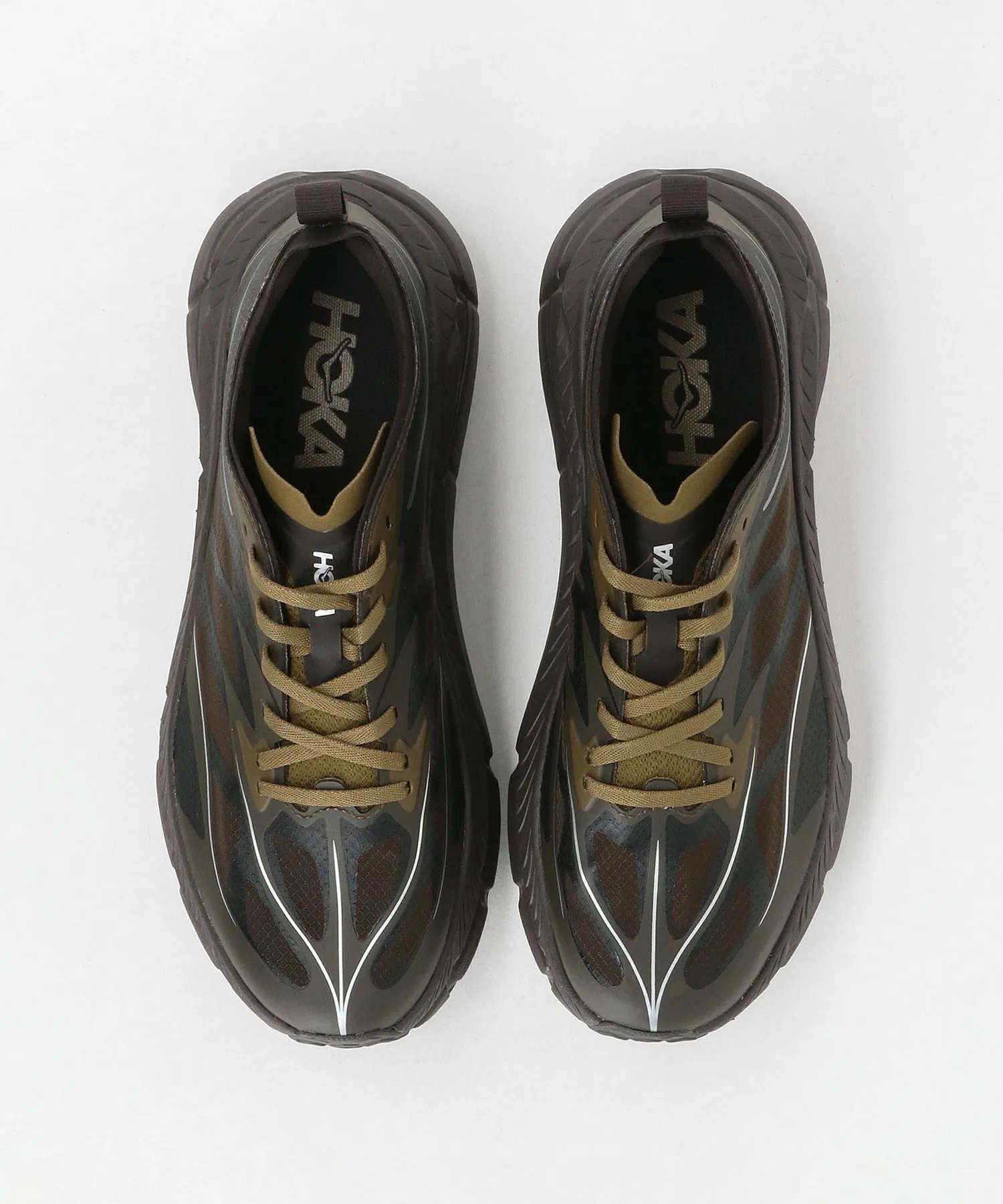 Мужские кроссовки HOKA Mafate Speed 4 Lite коричневые — фото 4