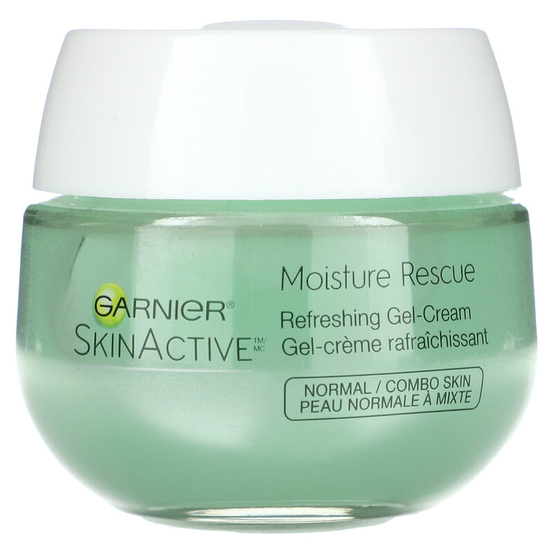 

Garnier, SkinActive, освежающий гель-крем, для нормальной / комбинированной кожи, 50 г (1,7 унции)