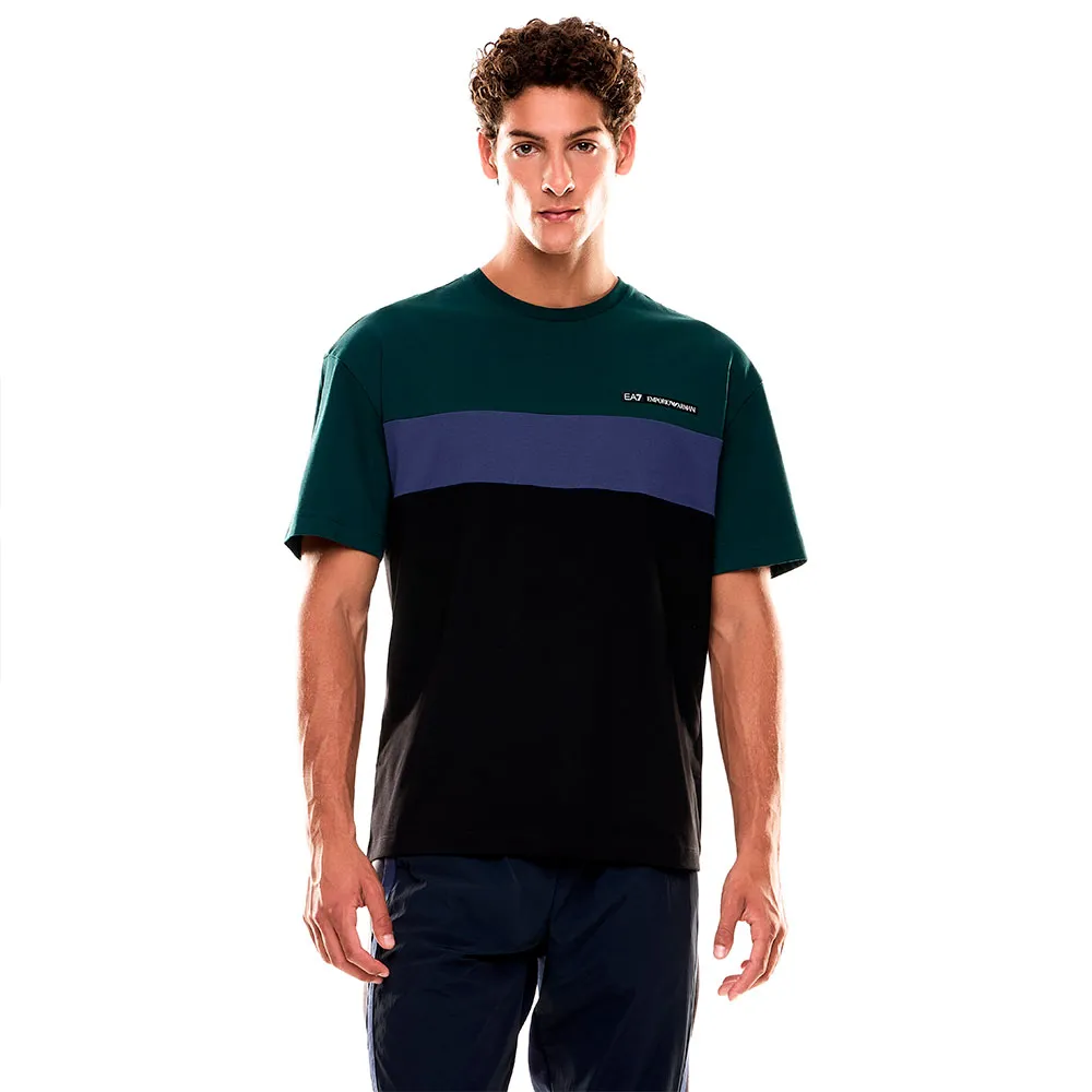 

Футболка с коротким рукавом EA7 EMPORIO ARMANI Train Athletic Colour Block, зеленый
