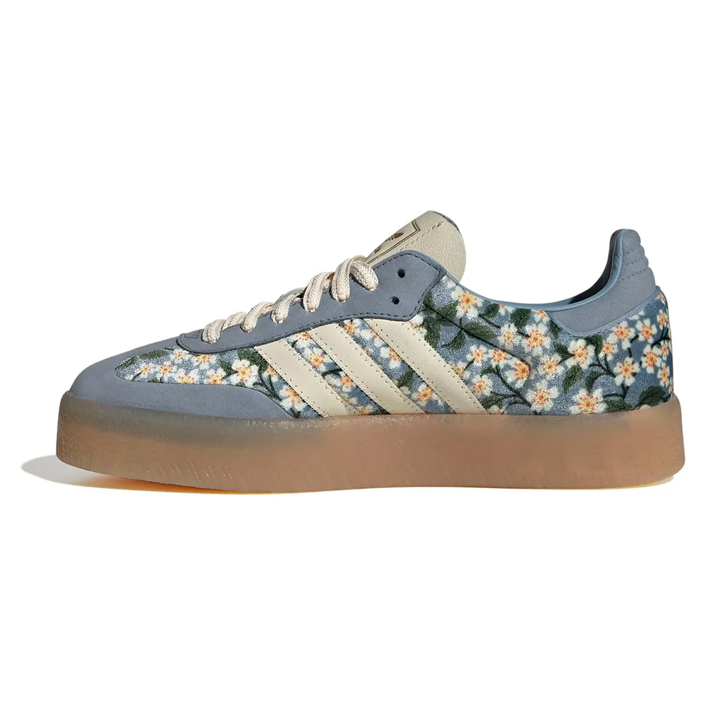 Кроссовки adidas Originals Sambae X Liberty London, синий — фото 3