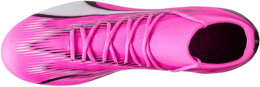 Мужские бутсы Puma Ultra Pro для твердого и искусственного покрытия, розовый/белый/черный — фото 2