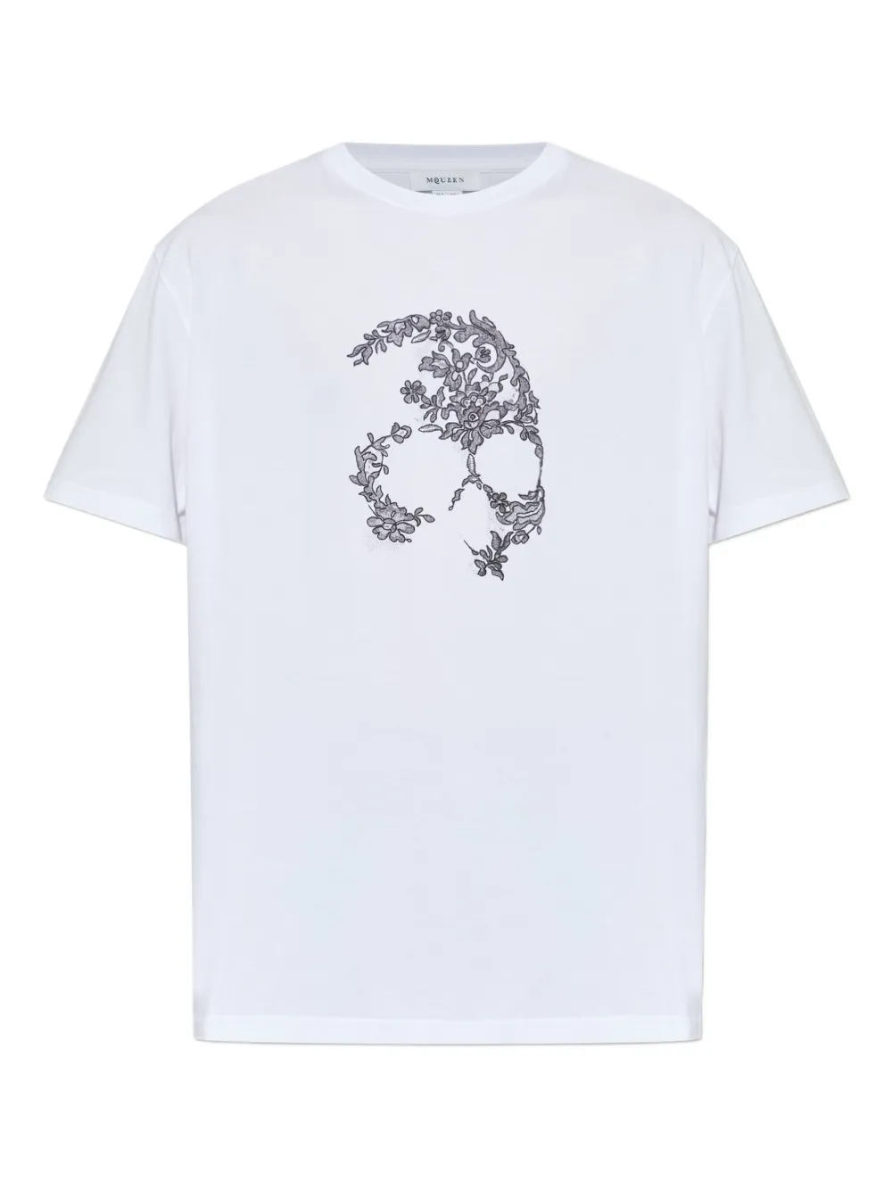 

Футболка с принтом в виде черепа Alexander Mcqueen, белый