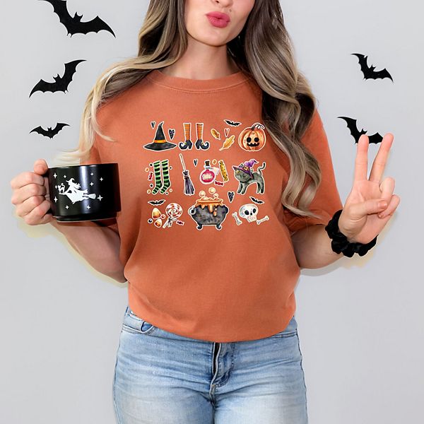 

Футболка Witch collage с эффектом окрашивания Simply Sage Market, Yam, Зеленый, Футболка Witch collage с эффектом окрашивания Simply Sage Market, Yam