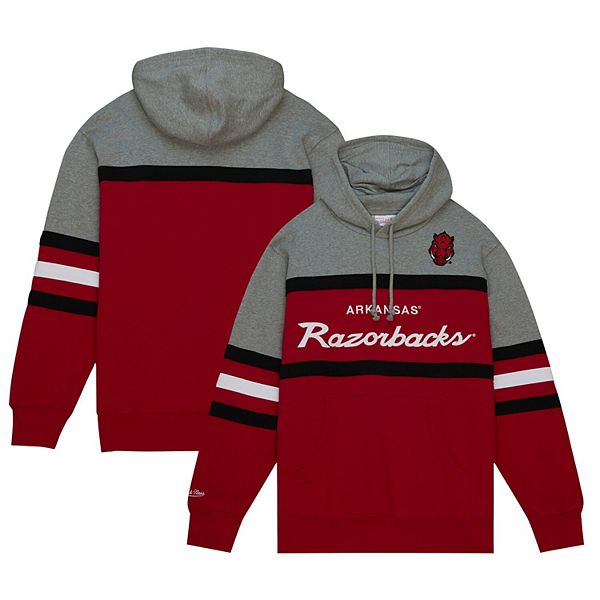 

Толстовка с капюшоном Mitchell & Ness Crimson Arkansas Razorbacks Head Coach Unbranded