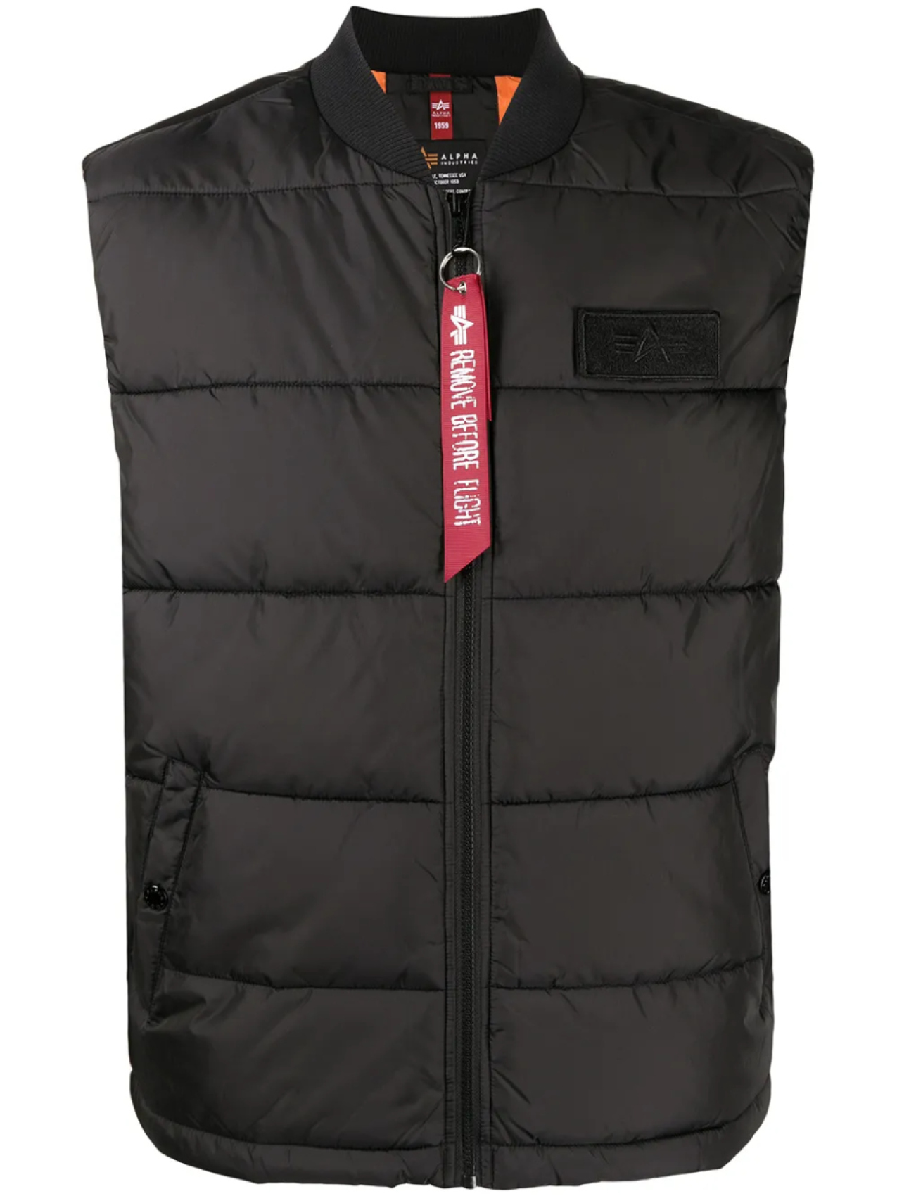 

Alpha Industries дутый жилет, черный