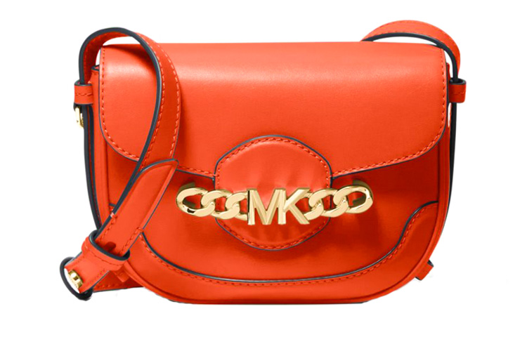 

MICHAEL KORS Коллекция багажа кожаная сумка через плечо кросс-боди мини women's оранжевый красный