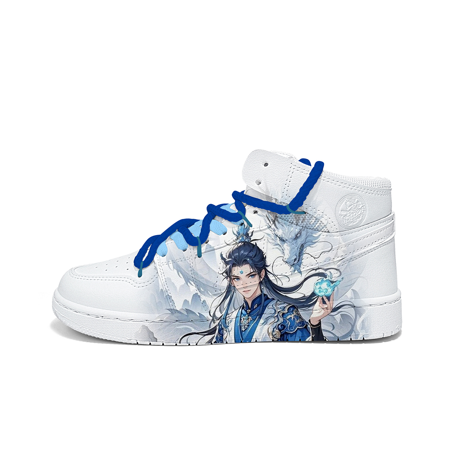 

Термоамортизирующие устойчивые к истиранию и скольжению высокие кроссовки для скейтбординга Unisex WARRIOR, x1775d( белый )