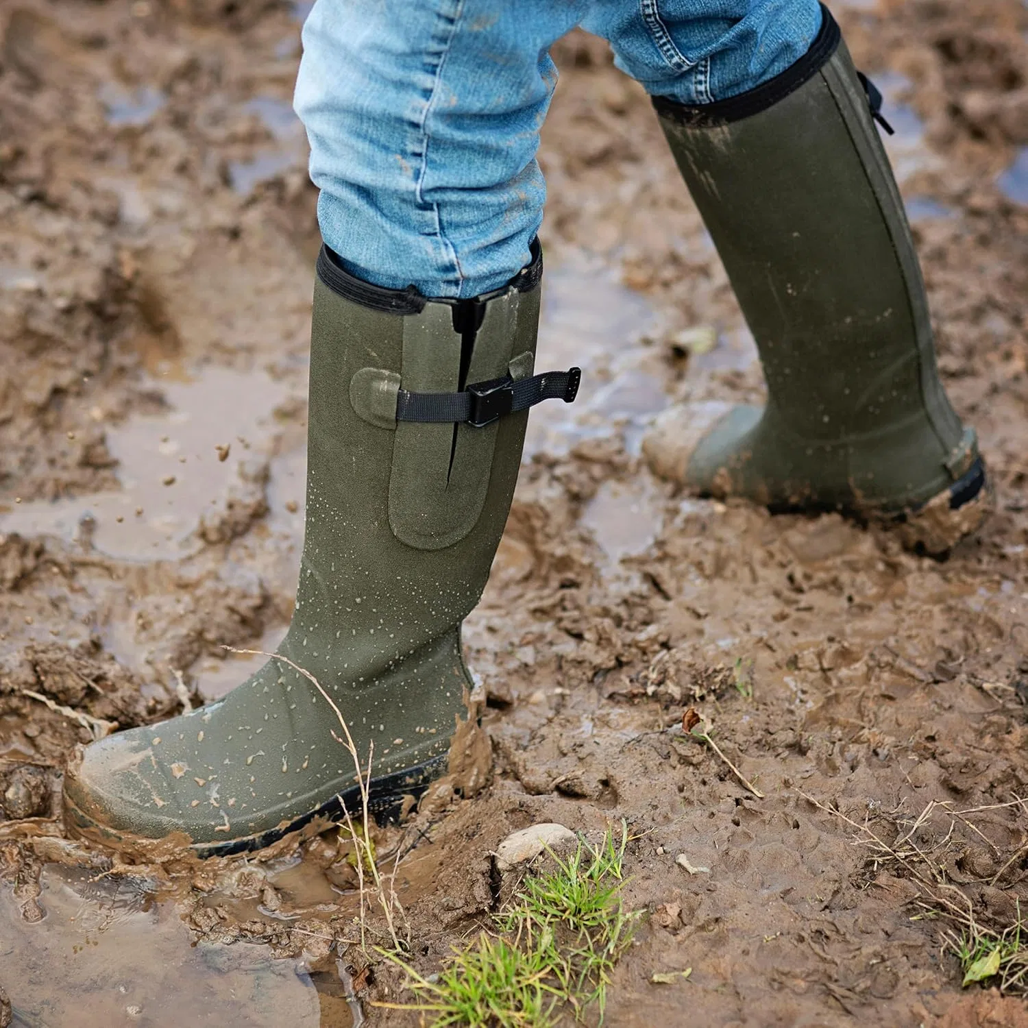 Резиновые ботинки Lakeland Active Helton для мужчин с неопреновой подкладкой, Moss Green — фото 2