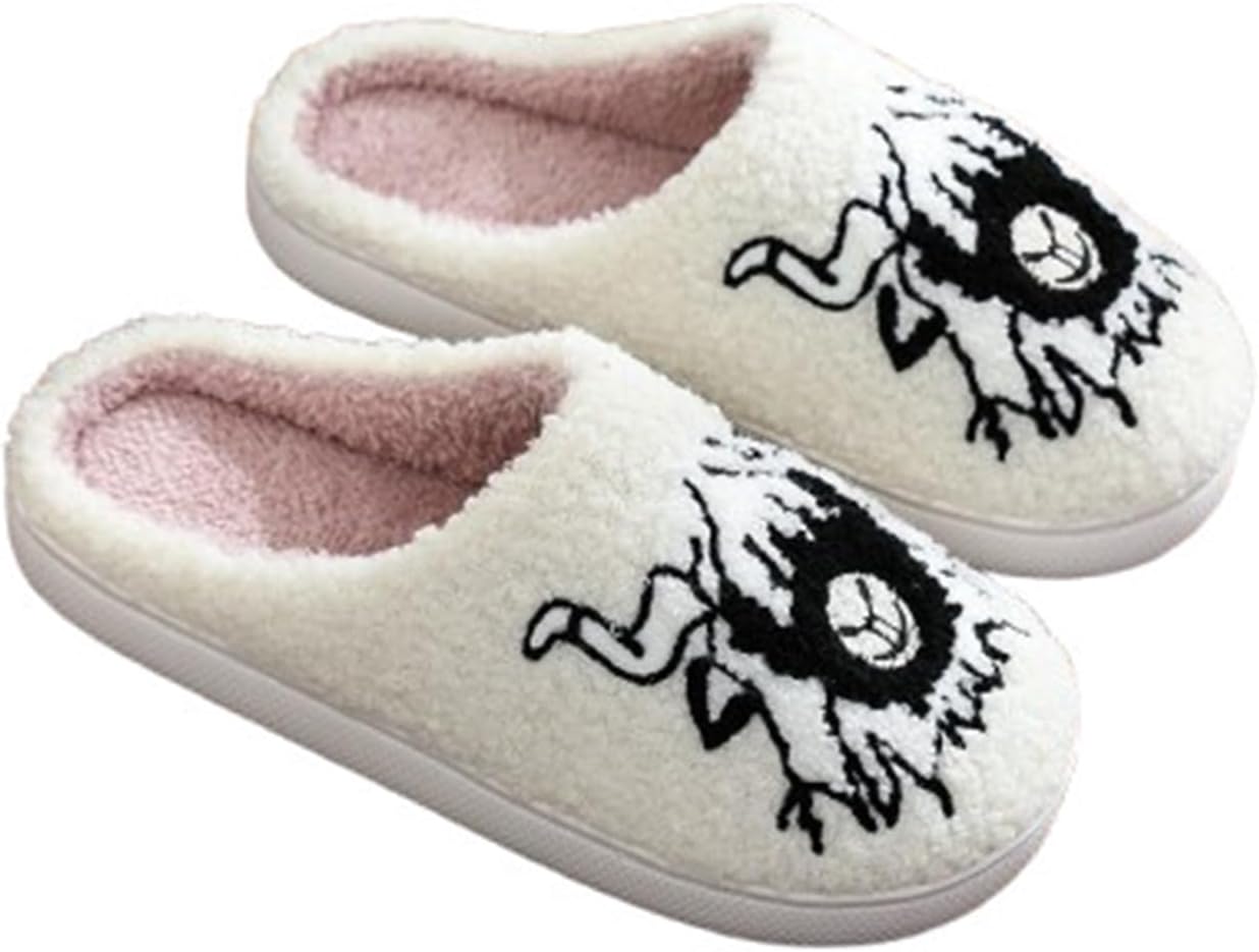 

Женские и мужские пушистые тапочки с узором кошек и собак, мультяшные домашние тапочки с мягкой подошвой из памяти, уютные плюшевые тапочки для пары, для дома (38/39 EU, мопс) Znel, Sheep 38/39 EU