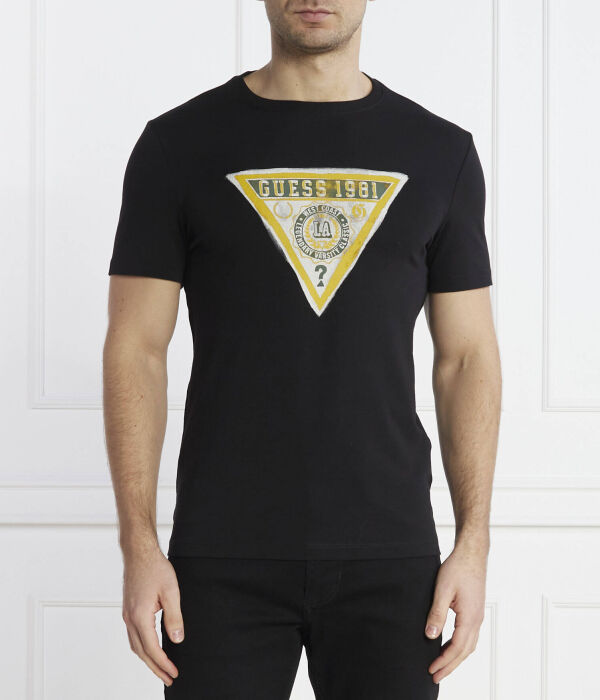 

Футболки Regular fit Guess Jeans, черный