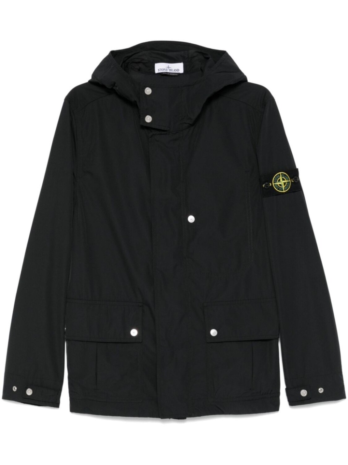 

Stone Island куртка с нашивкой Compass, черный