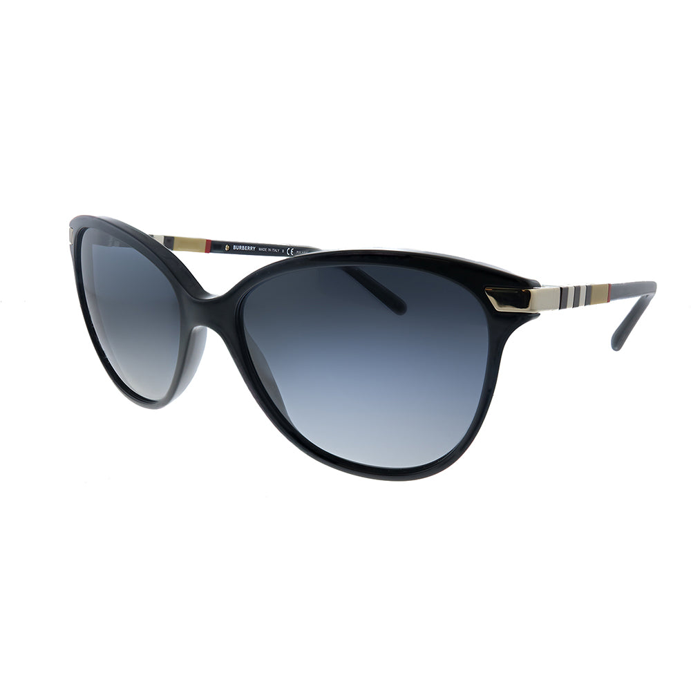 

Женские солнцезащитные очки «кошачий глаз» Burberry BE 4216 3001T3, черный