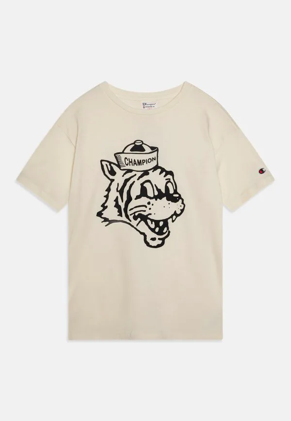 Свитшот с принтом «тигровый принт» в университетском стиле Champion, Beige