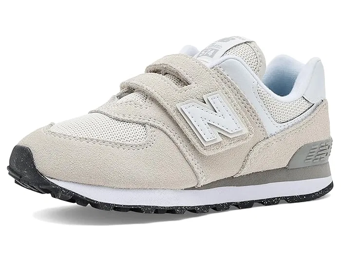 Кроссовки на липучках 574 Core New Balance Kids, Nimbus Cloud/White