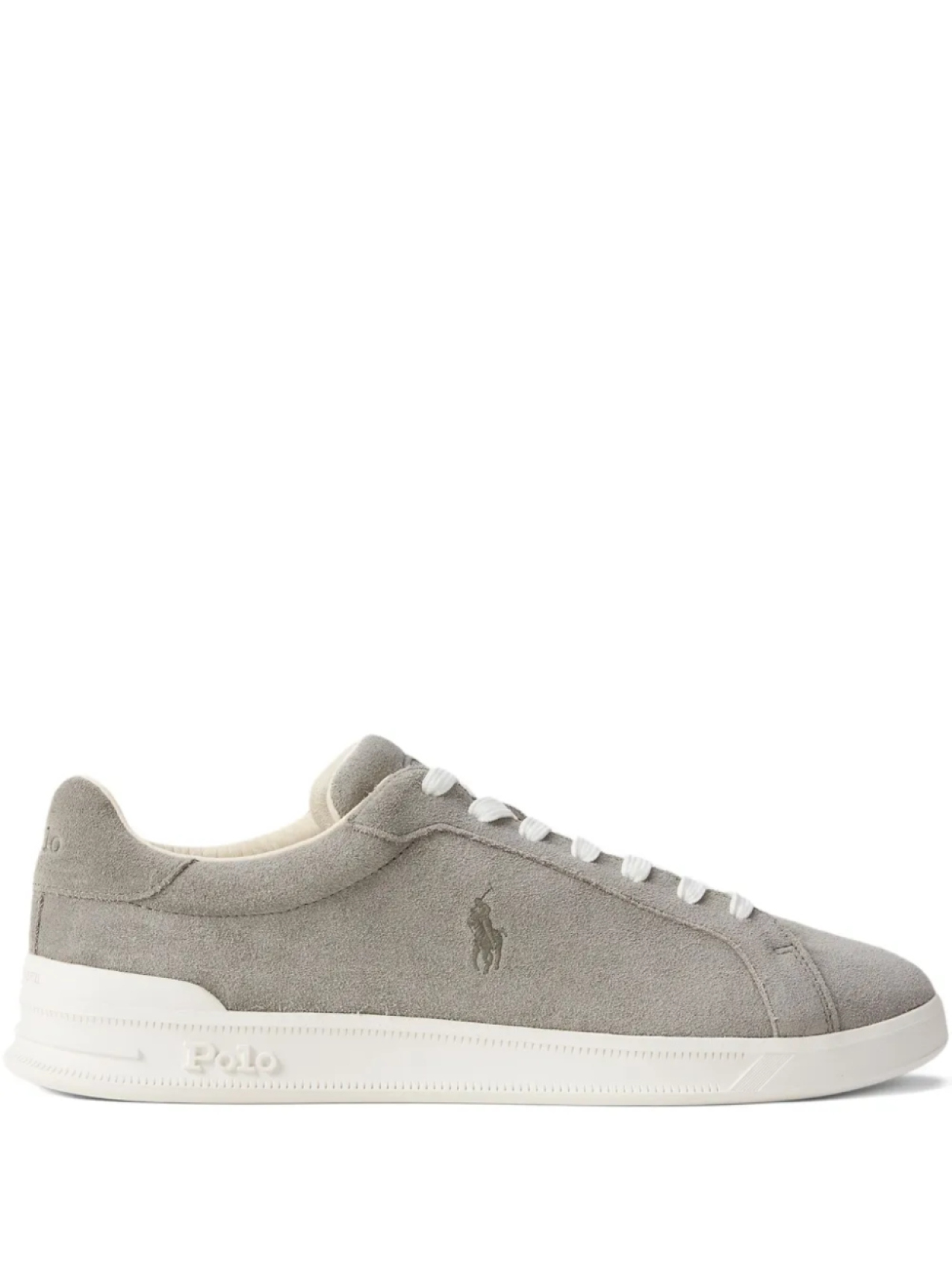 

Замшевые кроссовки Heritage Court II Polo Ralph Lauren, серый