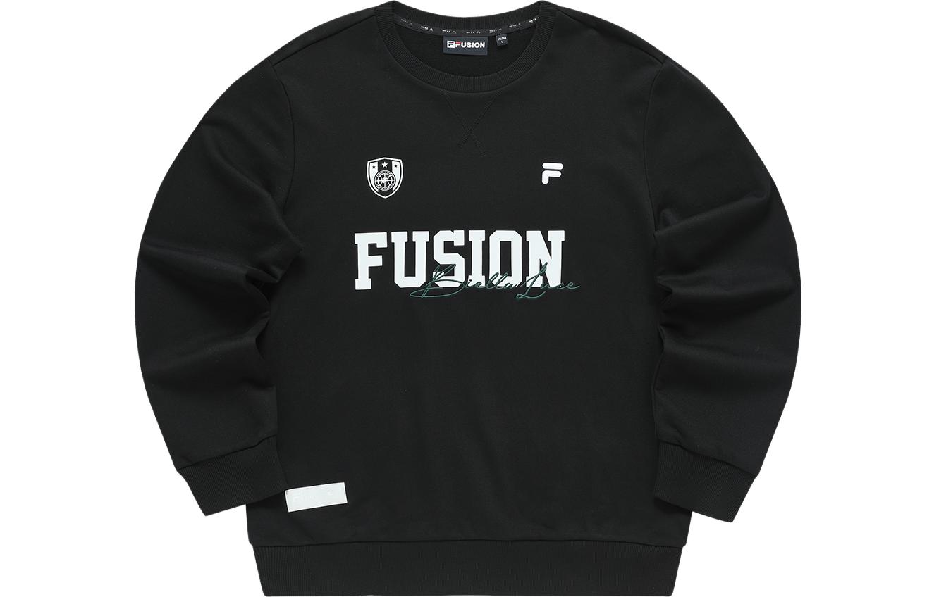 

Футболка бейсбольной серии мужская угольно-черная FILA FUSION