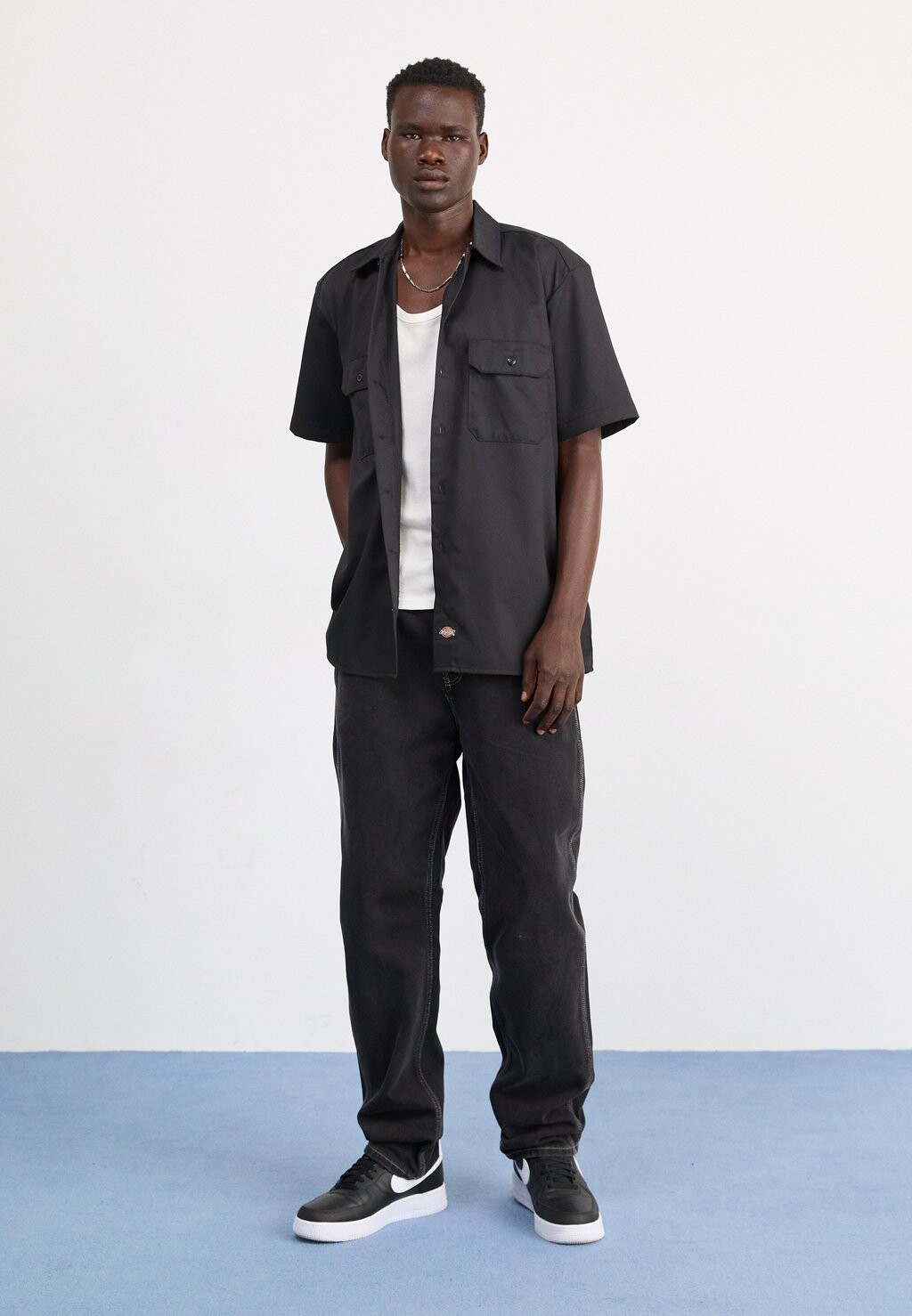 

Прямые джинсы HOUSTON Dickies, черный деним