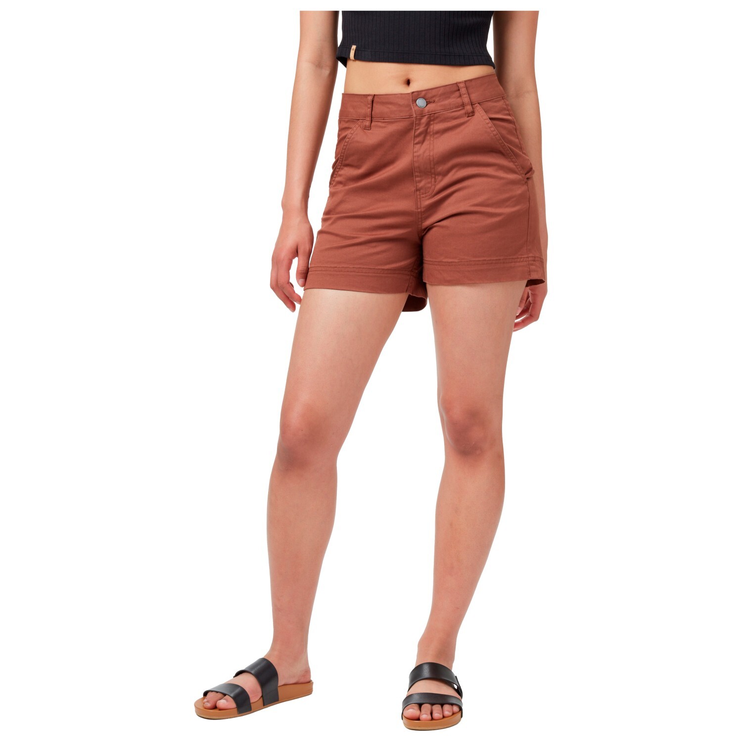 

Шорты Tentree Women's Twill High Waist Short, цвет Cedar