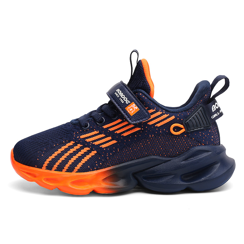 

Детская повседневная обувь для детей BOBDOG, черный/оранжевый