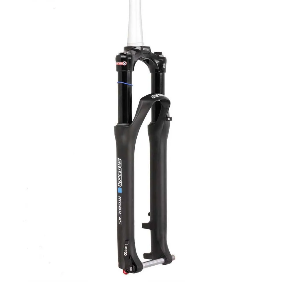 

Вилка SR Suntour Mobie45 Gabel LOR DS Coil Tapered 15 mm, серебряный