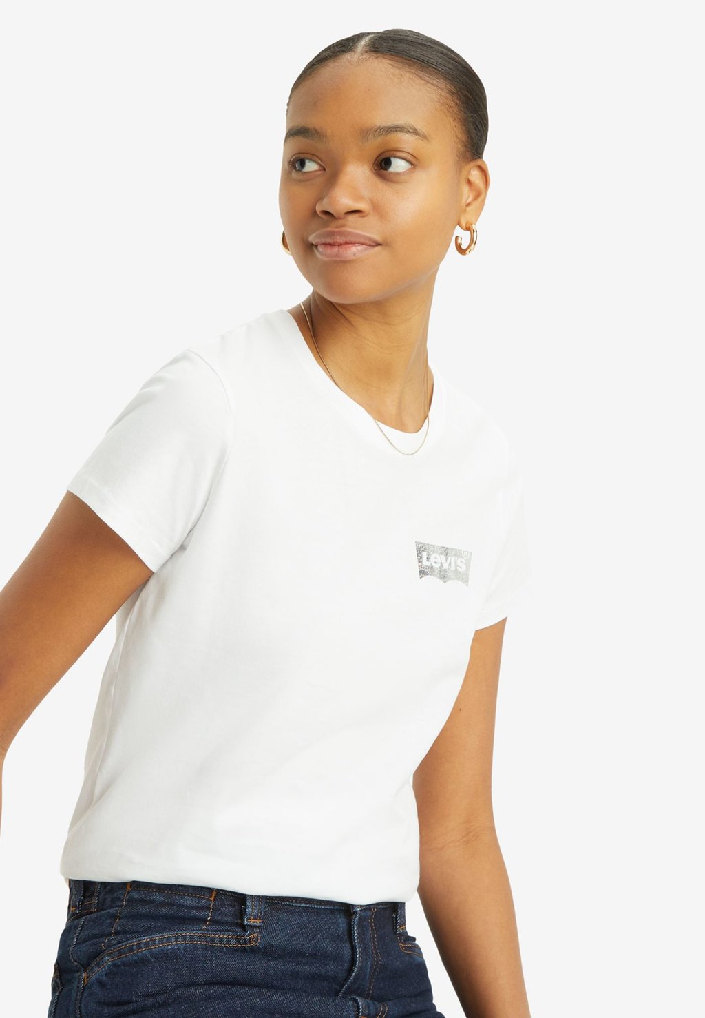 

Футболка с принтом THE PERFECT TEE Levi's®, белый