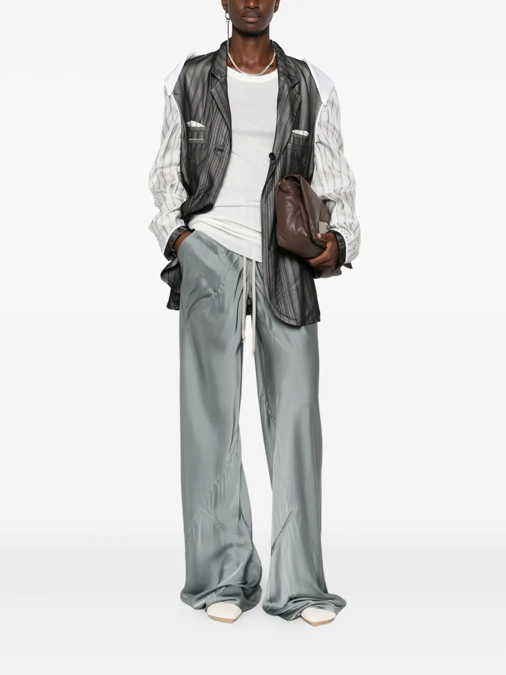 Футболка с длинными рукавами Rick Owens, белый — фото 2