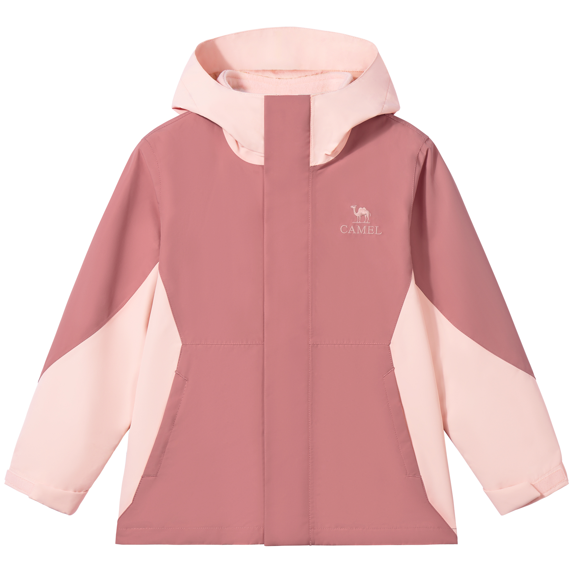 

Детская ветровка Stand Collar Moderate CAMEL, ancient pottery/gardenia розовый