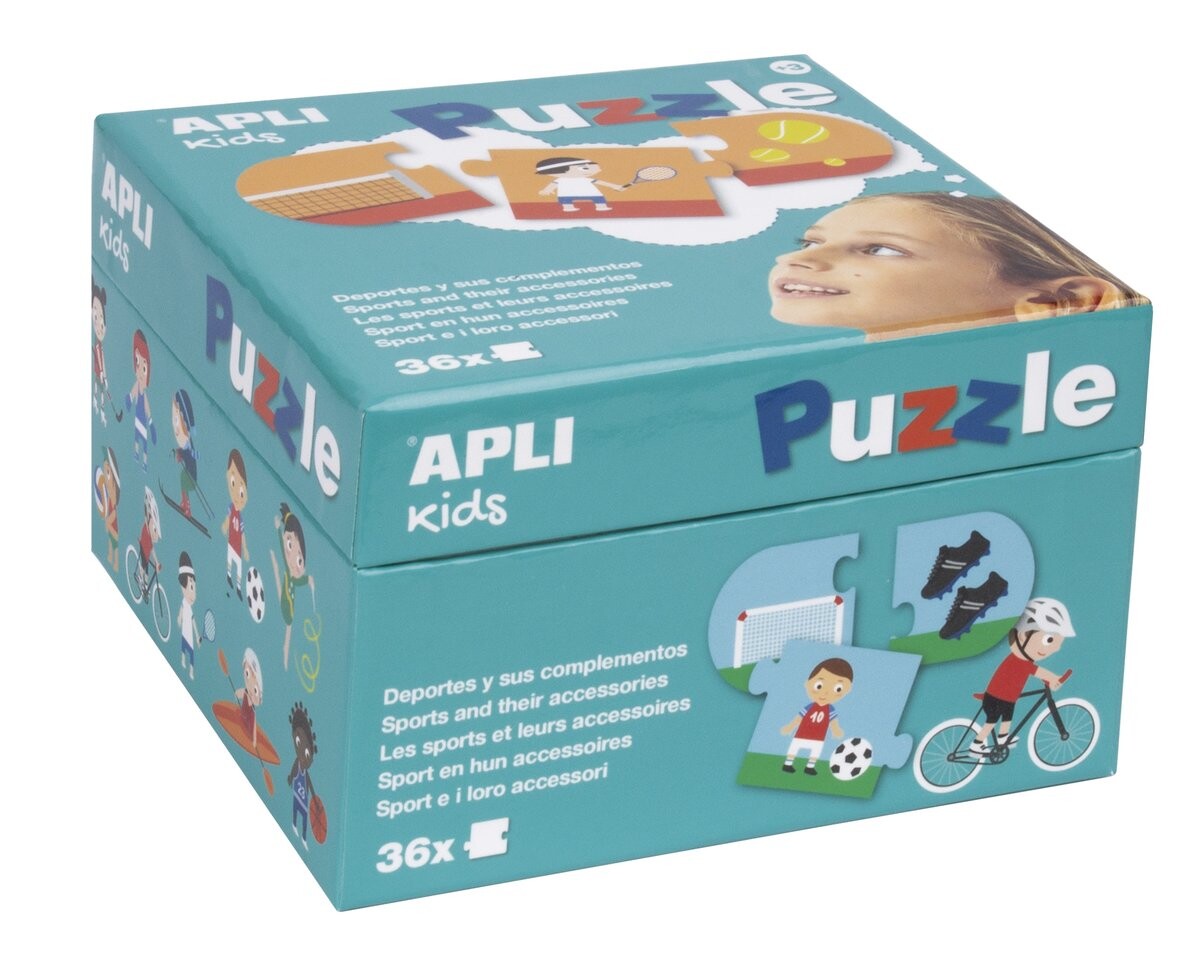 

Apli Kids, Пазл, Спортивный, для детей, 36 шт.