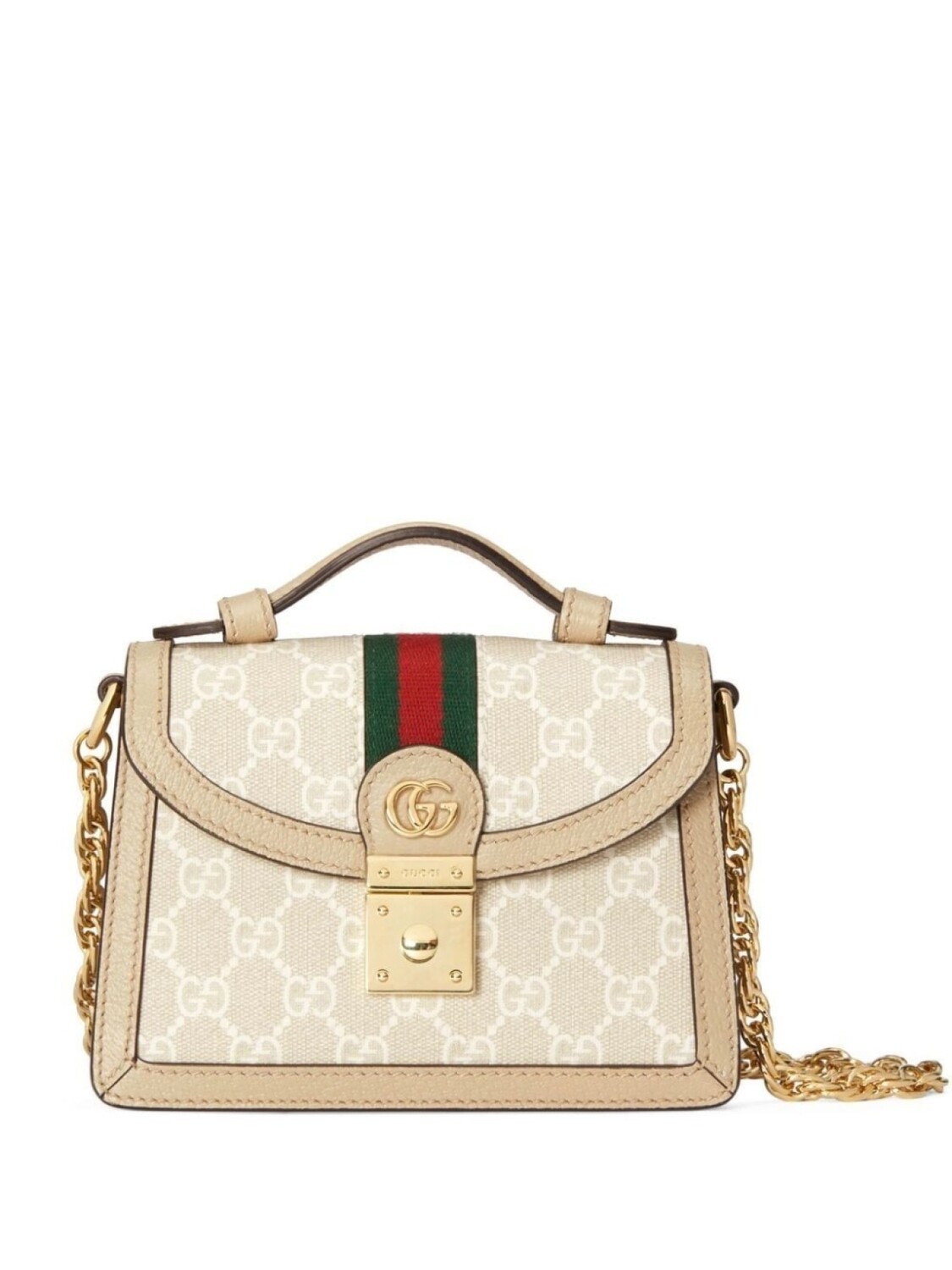 

Мини-сумка на плечо Gucci Ophidia, белый