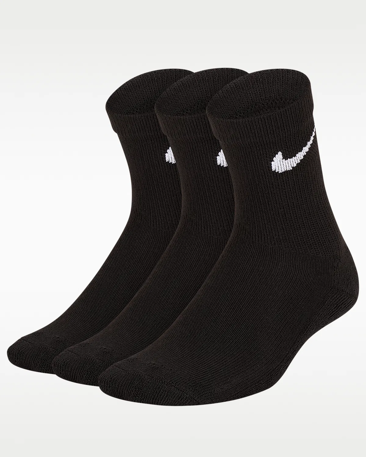 Детские носки Nike Basics (3 пары), Black/White