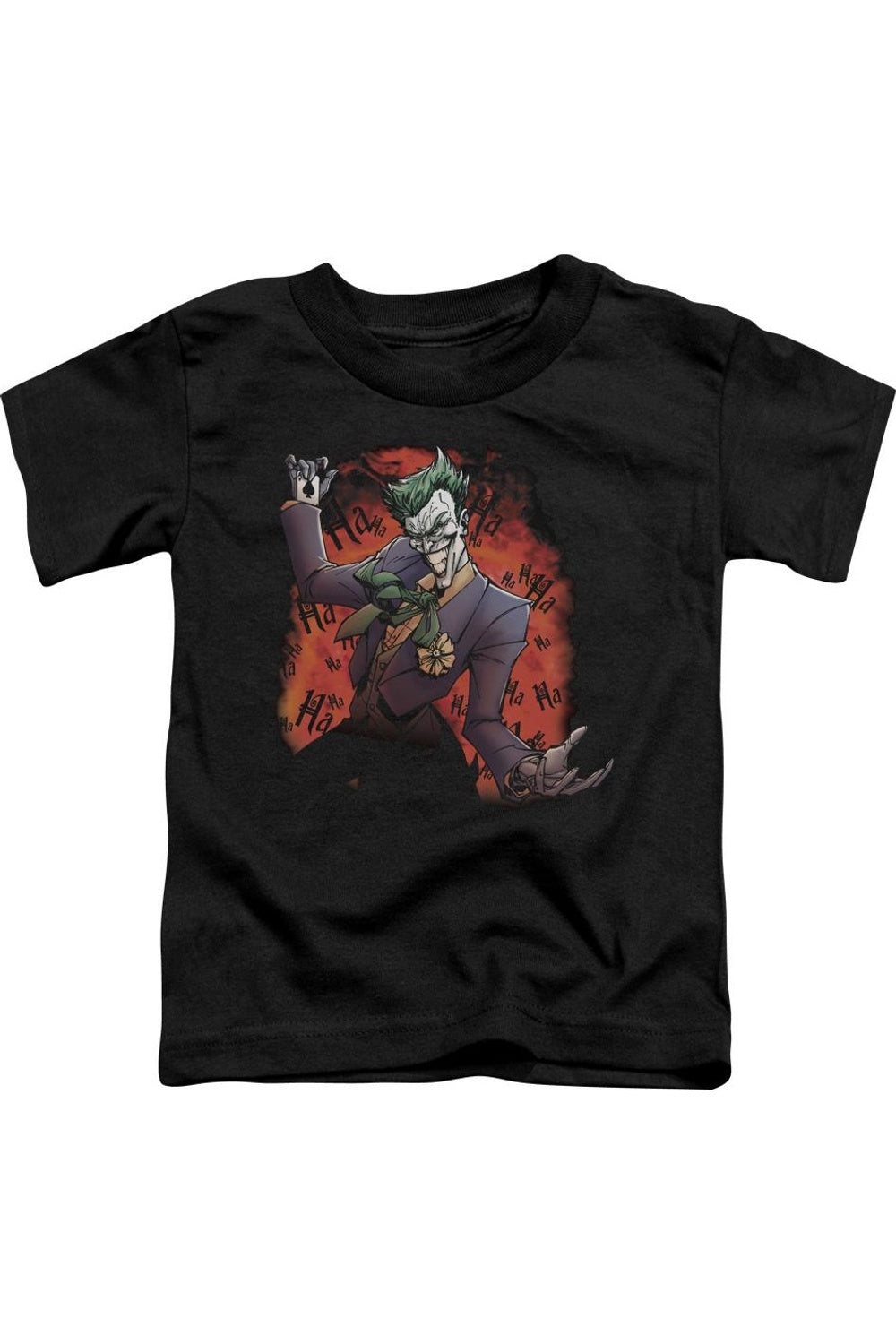 

Футболка с коротким рукавом для малышей Batman Jokers Ave Gildan, черный