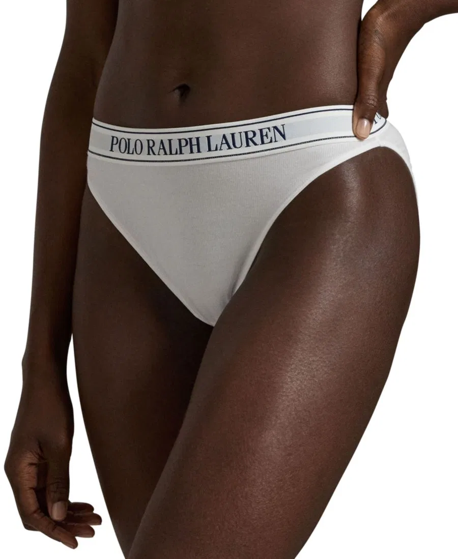 Женские бикини-трусики Polo Ralph Lauren, White — фото 3