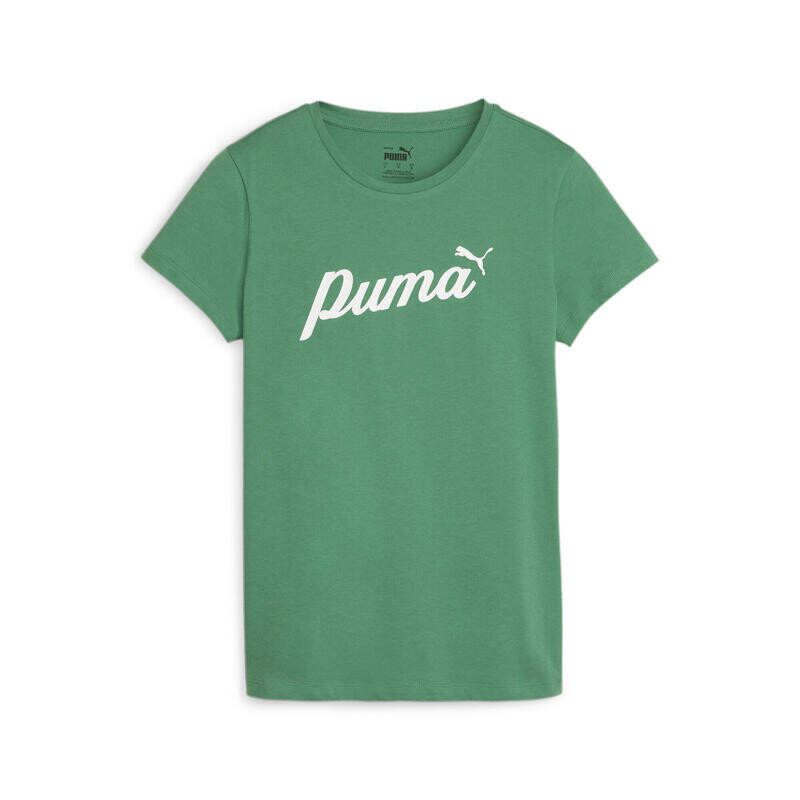 

Женская футболка ESS+ Script PUMA Archive Green