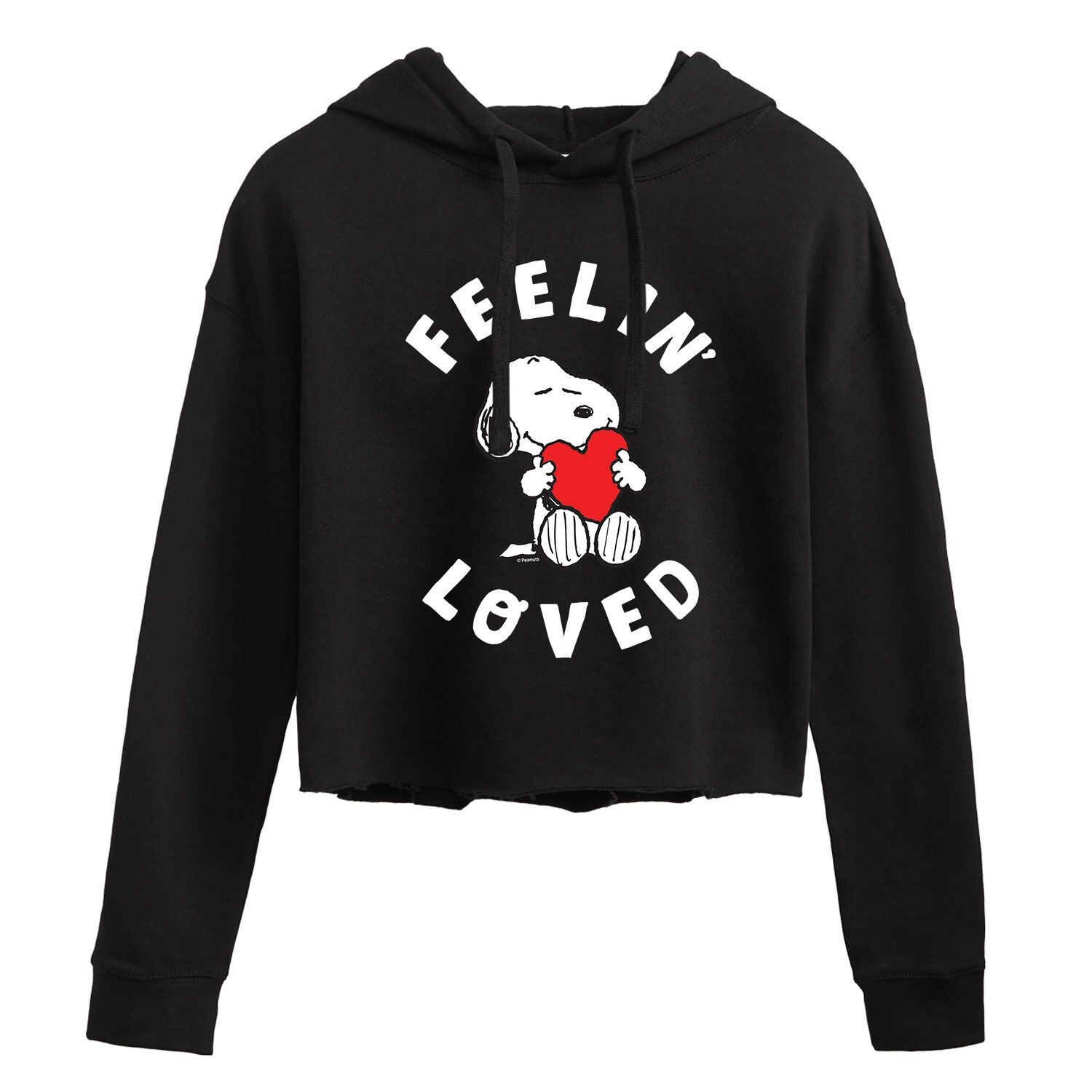 

Укороченное худи с рисунком Peanuts Juniors "Feelin' Loved" Licensed Character