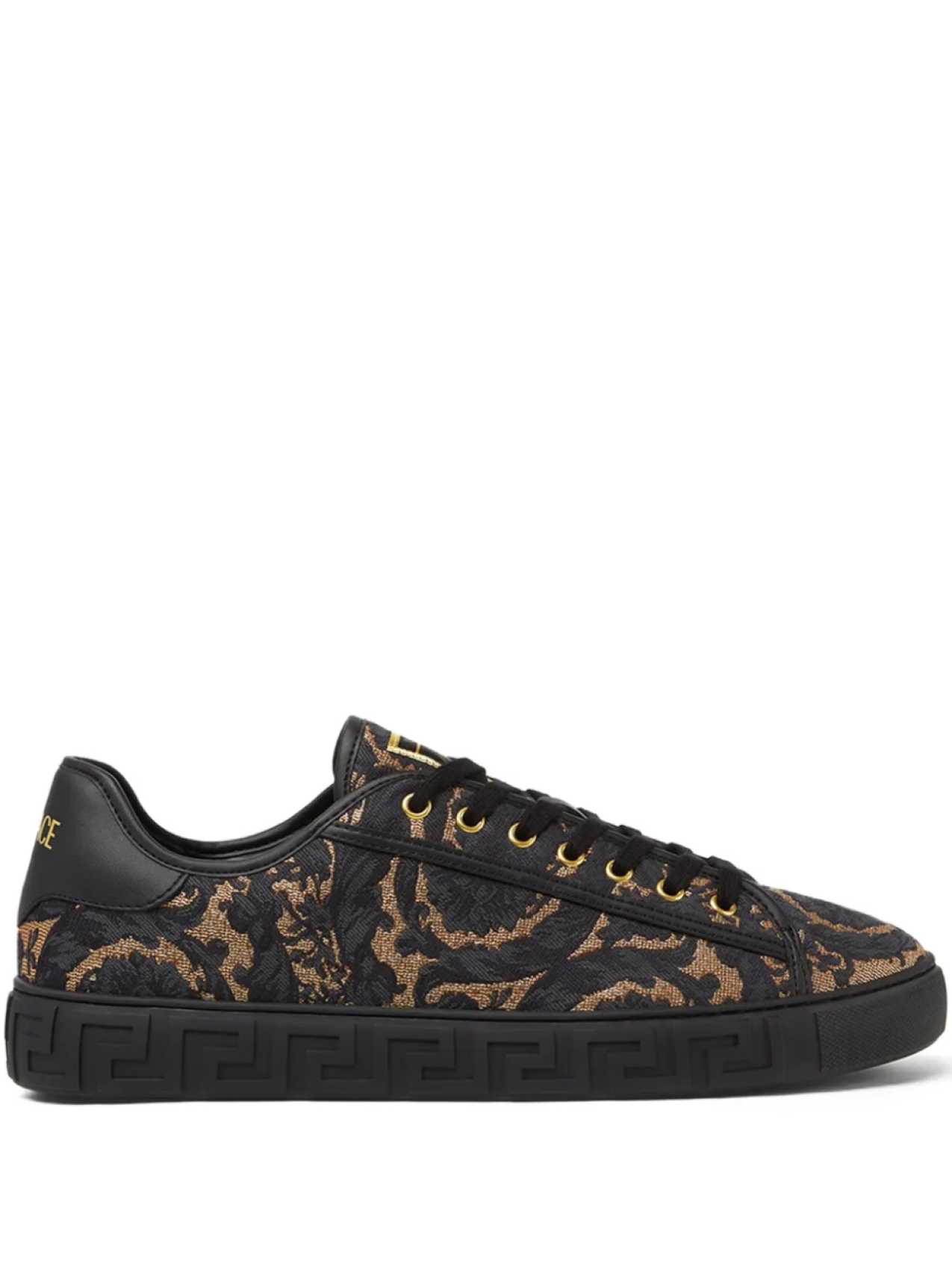 

Versace жаккардовые кроссовки Greca Barocco, черный
