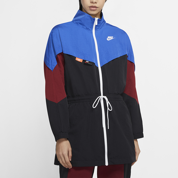 Nike Женская вязаная спортивная куртка, Game Royal Blue — фото 4
