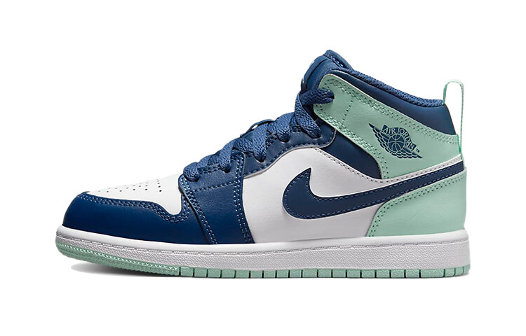 

Кроссовки Jordan 1 Mid Mystic Navy Mint Foam PS