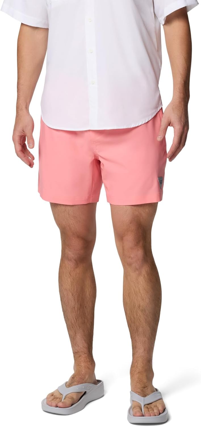 

Columbia мужские шорты PFG Rambler Lined, Sorbet/Shark