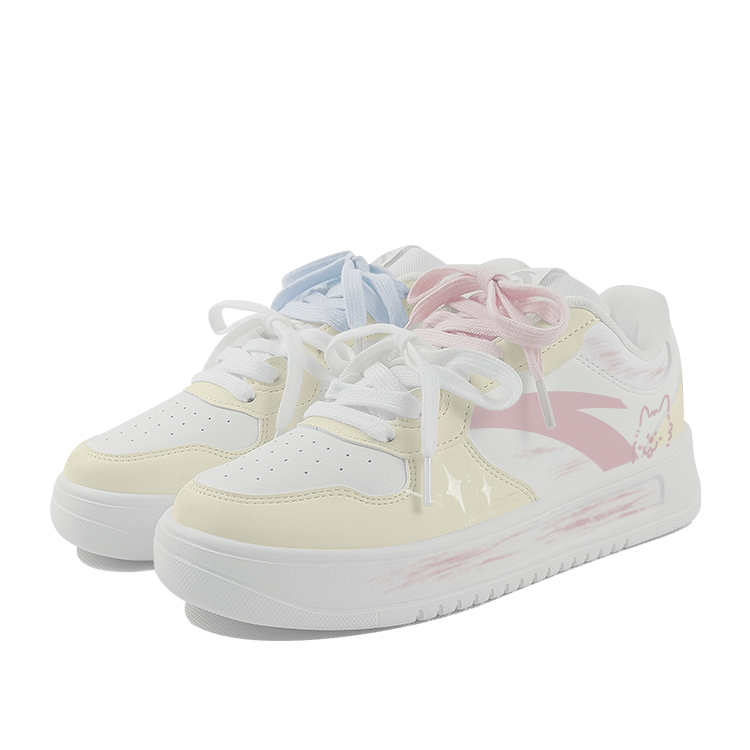 

Легкие устойчивые к истиранию нескользящие низкие кроссовки для скейтбординга Unisex ANTA, желтый