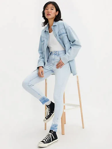 

721 женские джинсы скинни с высокой посадкой Levi's, цвет Made With Love - Light Wash