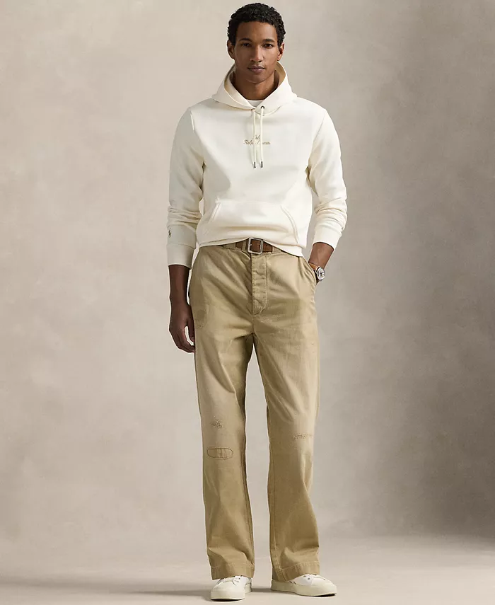 

Мужская худи с логотипом Double-Knit Polo Ralph Lauren, белый